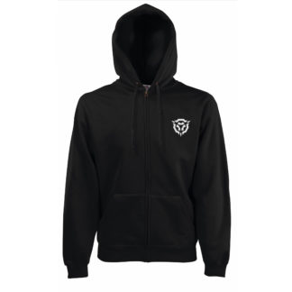 The Raider hoodie zipped
